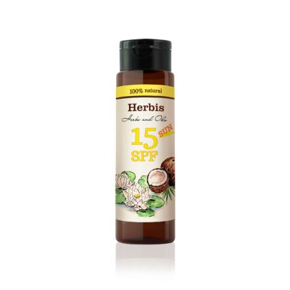 HERBIS Natural sunscreen milk SPF15, 200ml